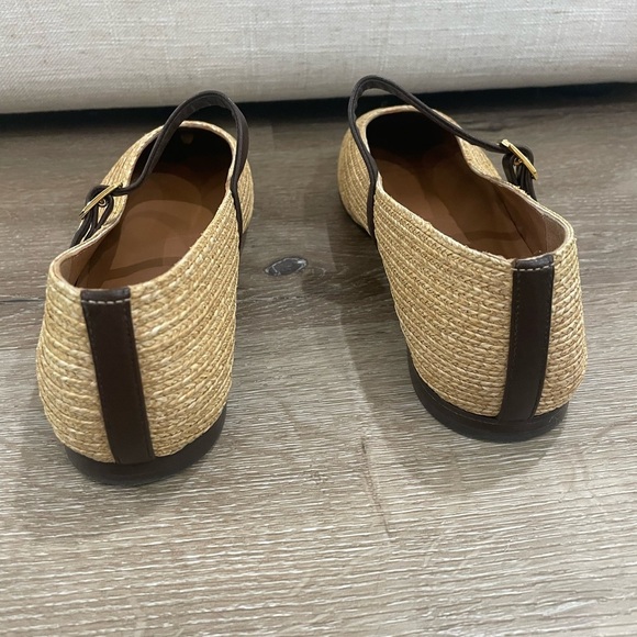 Margaux The Demi Jane Flats in Natural Raffia Woven - Picture 14 of 16